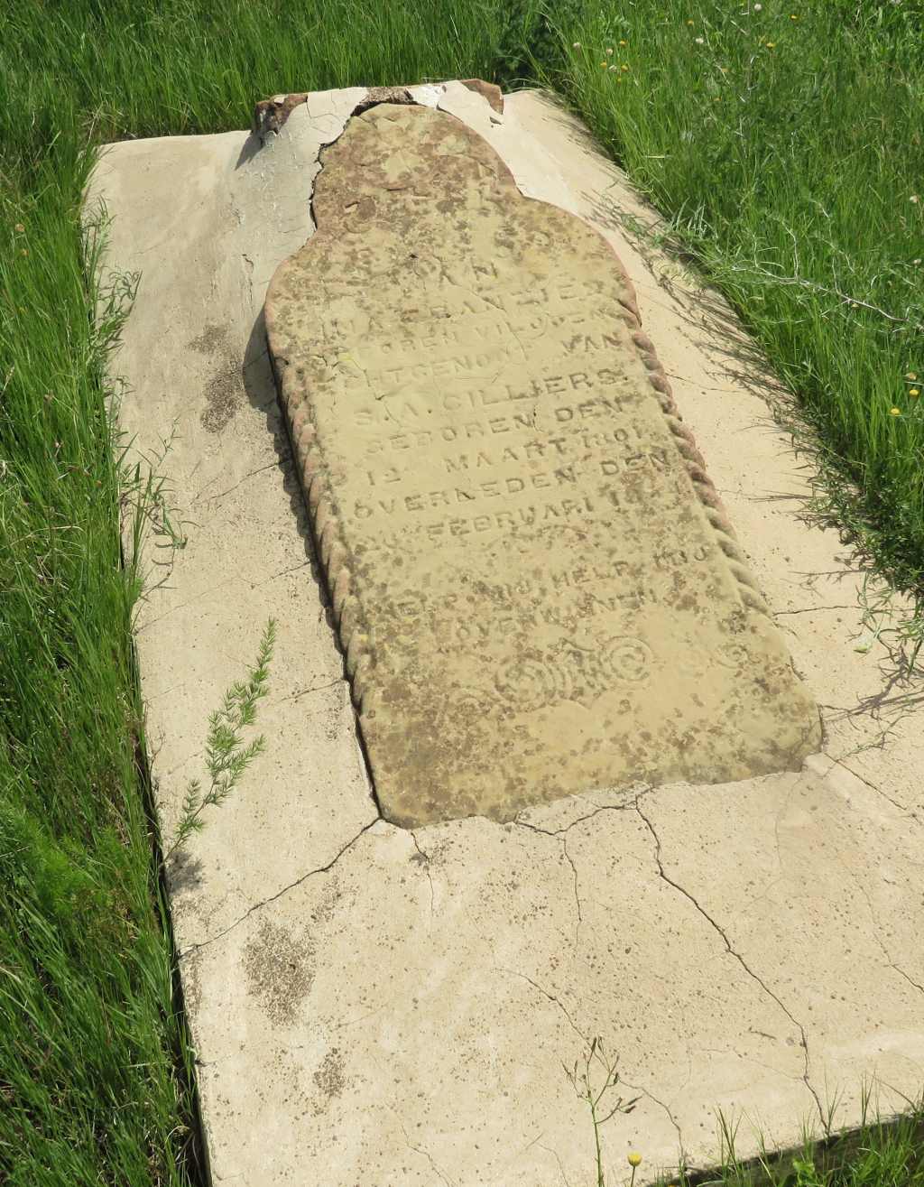 Doornkloof Franzien grave